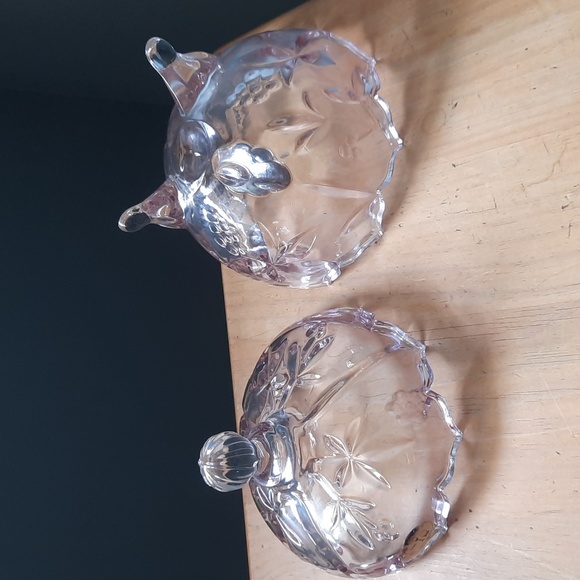 Bohemian Pink Crystal Covered Candy/Trinket Dish/Bowl - Picture 3 of 6